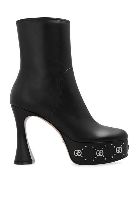 gucci angel platform boots|gucci platform boots.